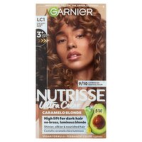 Garnier Nutrisse Ultra Color LC1 For Soft Black Hair Caramelo Blonde Permanent Color, 1 application