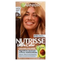 Garnier Nutrisse Ultra Color LC2 For Dark Brown Hair Caramelo Blonde Permanent Color, 1 application