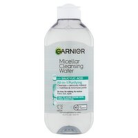 Garnier All-in-1 Purifying Micellar Cleansing Water with Salicylic Acid, 13.5 fl oz
