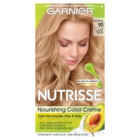 Garnier Nutrisse Macadamia 90 Light Natural Blonde Permanent Haircolor, one application