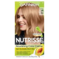 Garnier Nutrisse Butternut 80 Medium Natural Blonde Permanent Haircolor, one application, 1 Each