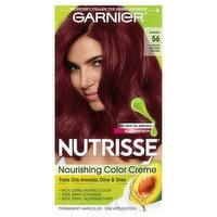 Garnier Nutrisse Sangria 56 Medium Reddish Brown Permanent Haircolor, one application