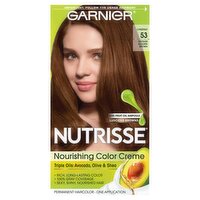 Garnier Nutrisse Chestnut 53 Medium Golden Brown Permanent Haircolor, one application, 1 Each