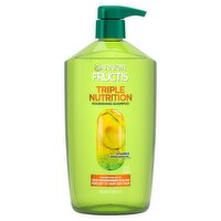 Garnier Fructis Triple Nutrition Vitamine + Avocado Oil Nourishing Shampoo, 33.8 fl oz