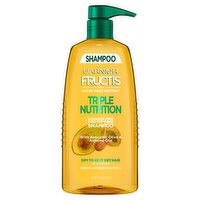 Garnier Fructis Triple Nutrition Shampoo, Dry to Very Dry Hair, 33.8 fl. oz.