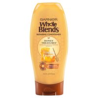 Garnier Whole Blends Repairing Conditioner Honey Treasures, For Damaged Hair, 12.5 fl. oz.