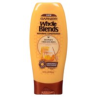 Garnier Whole Blends Repairing Conditioner Honey Treasures, For Damaged Hair, 12.5 fl. oz.