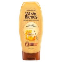 Garnier Whole Blends Repairing Conditioner Honey Treasures, For Damaged Hair, 22 fl. oz.