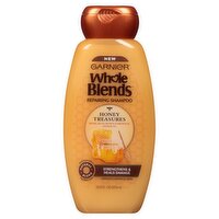 Garnier Whole Blends Repairing Shampoo Honey Treasures, For Damaged Hair, 12.5 fl. oz.