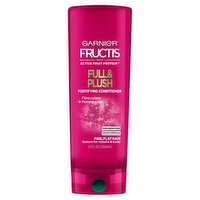 Garnier Fructis Full & Plush Fortifying Conditioner for Fine and Flat Hair, 12 fl. oz., 12 Fluid ounce