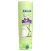 Garnier Fructis Curl Nourish Sulfate-Free Moisturizing Conditioner, 12 fl oz