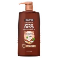 Garnier Whole Blends Smoothing Shampoo with Coconut Oil & Cocoa Butter Extracts, 28 fl. oz.