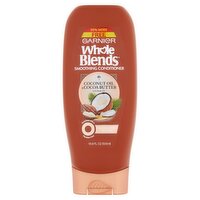 Garnier Whole Blends Coconut Oil & Cocoa Butter Smoothing Conditioner, 16.9 fl oz