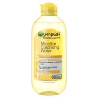 Garnier SkinActive All-in-1 Brightening Micellar Cleansing Water with Vitamin C, 13.5 fl oz, 13.5 Fluid ounce