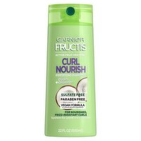 Garnier Fructis Curl Nourish Sulfate-Free Shampoo Infused with Coconut Oil and Glycerin, 22 fl. oz., 22 Fluid ounce