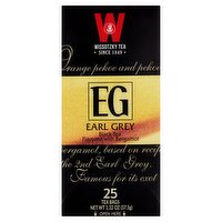 Wissotzky Tea Earl Grey Black Tea Bags, 25 count, 1.32 oz