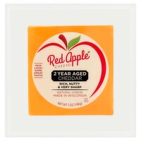 Red Apple Cheese Cheddar Natural Cheese, 7 oz