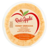 Red Apple Cheese Honey Sriracha Gouda Cheese, 8 oz