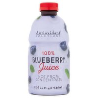 Antioxidant Solutions 100% Blueberry Juice, 32 fl oz