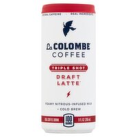 La Colombe Draft Latte Triple Shot Real Coffee Drink, 9 fl oz