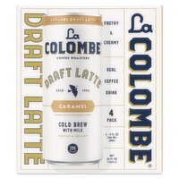 La Colombe Caramel Draft Latte Coffee Roasters Real Coffee Drink, 9 fl oz, 4 count