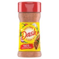 Dash Salt-Free Flavor Full Taco Seasoning Mix, 2.5 oz, 2.5 Ounce