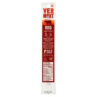 Vermont Smoke & Cure BBQ Seasoned Beef Stick, 1.0 oz