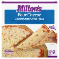 Milton's Craft Bakers Four Cheese Thin & Crispy Cauliflower Crust Pizza, 11 oz