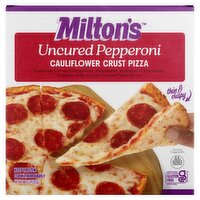 Milton's Craft Bakers Uncured Pepperoni Thin & Crispy Cauliflower Crust Pizza, 10 oz