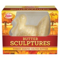 Keller's Creamery Butter Sculptures Turkey Shaped Salted Butter, 4 oz