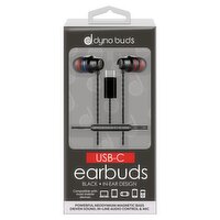 Dyno Buds USB-C Black In-Ear Design Earbuds