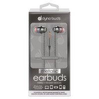 Dyno Buds Metallic Wired In-Ear Design Earbuds