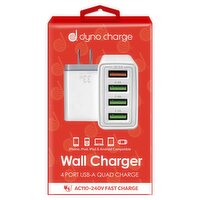 Dyno Charge 4 Port USB-A Quad Charge Wall Charger