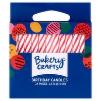 Bakery Crafts Birthday Candles, 24 count