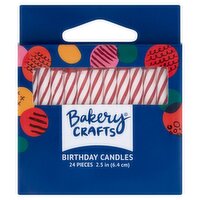 Bakery Crafts Birthday Candles, 24 count