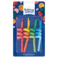 Bakery Crafts Birthday Candles, 4 count