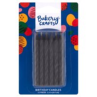 Bakery Crafts Birthday Candles, 12 count