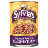 Sylvia's Restaurant Specially-Seasoned Black-Eye Peas, 15 oz, 15 Ounce