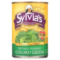 Sylvia's Restaurant Specially-Seasoned Collard Greens, 14.5 oz, 14 Ounce