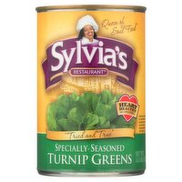 Sylvia's Restaurant Specially-Seasoned Turnip Greens, 14.5 oz, 14.5 Ounce