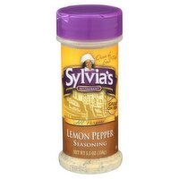 Sylvia's Restaurant Lemon Pepper Seasoning, 5.5 oz