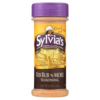 Sylvia's Restaurant Rib Rub 'N More Seasoning, 5.5 oz