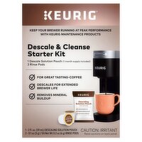 Keurig Descale & Cleanse Starter Kit, 1 Each