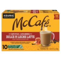 McCafé Dulce De Leche Latte Coffee Beverage Mix K-Cup Pods, 10 count, 6.6 oz