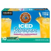 The Original Donut Shop Pineapple Passionfruit Iced Refreshers Beverage Mix K-CUP, 10 count, 6.3 oz