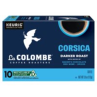 La Colombe Corsica Dark Roast Coffee, 10 Count K-Cup Pods