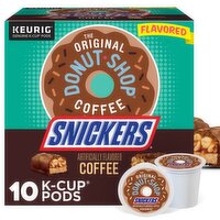 The Original Donut Shop Snickers Flavored Coffee K-Cup Pods, 10 count, 3.3 oz