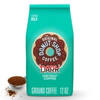 The Original Donut Shop Extra Bold Dark Roast Coffee Ground Coffee, 12 oz