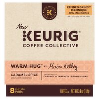 Keurig Coffee Collective Warm Hug Caramel Spice Coffee K-Cup Pods, 8 count, 3.9 oz