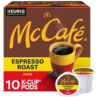 McCafe Espresso Roast Dark Coffee K-Cup Pods, 10 count, 3.4 oz